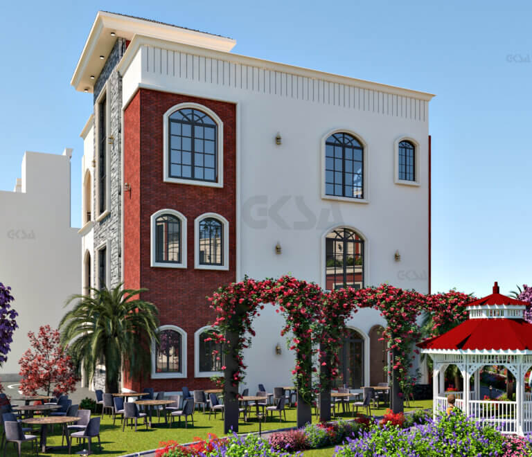 Club House Side View